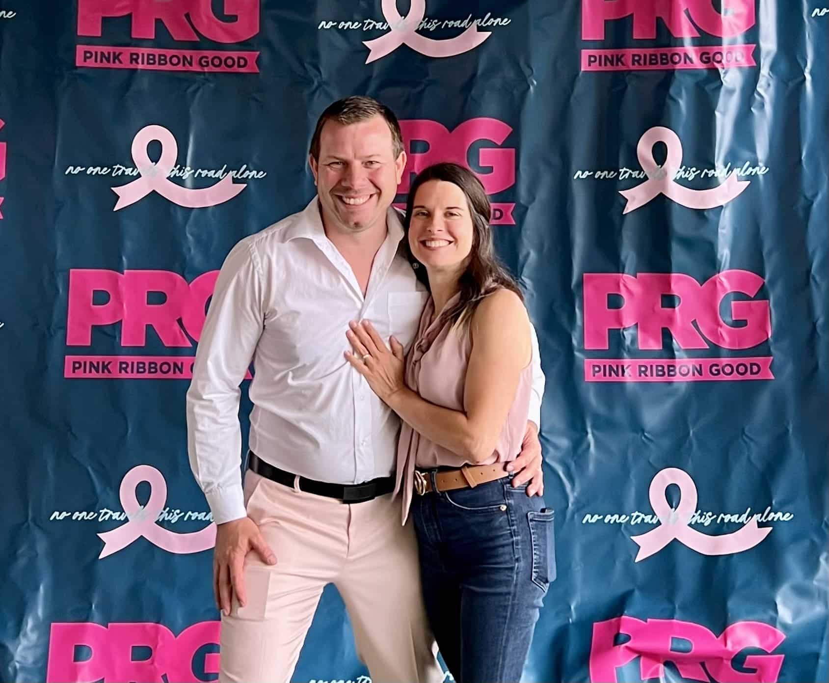 Pink Power Brands team at Pink Ribbon Good charity event.