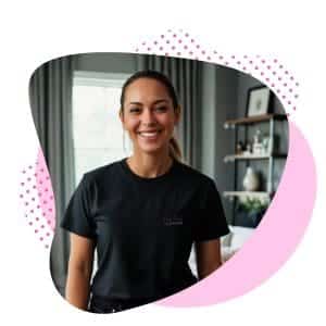 Pink Power Cleaning team member offering top-rated cleaning and pest control services in Troy OH.