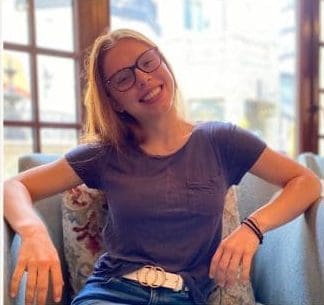 Sarah Pierce, co-owner of Pink Power Cleaning & Pest Control Services in Troy OH, smiling and representing the company’s mission to uplift lives.